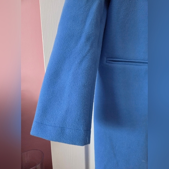 Meg & Margot Womens Blue Coat Size L - Picture 2 of 9